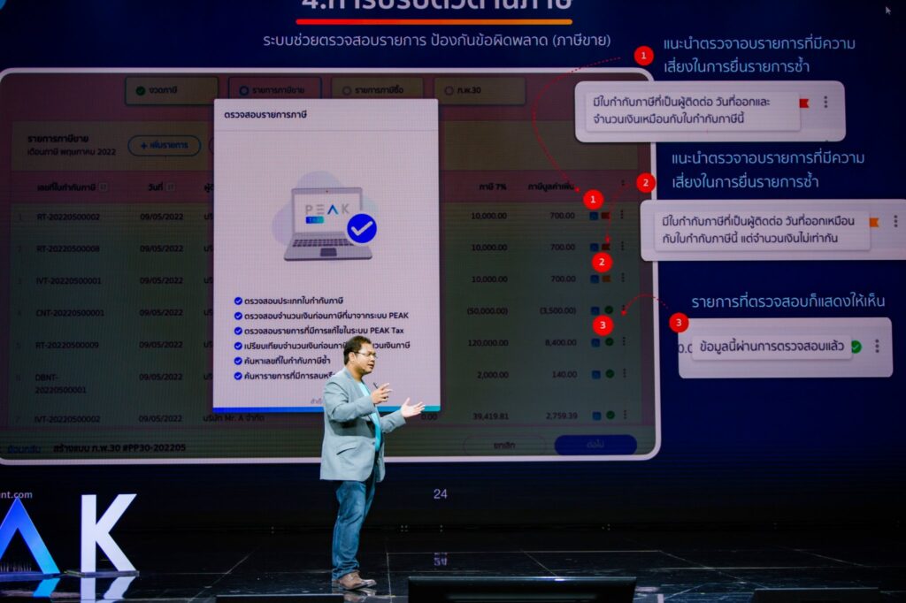 ภาพการบรรยายของ CEO PEAK