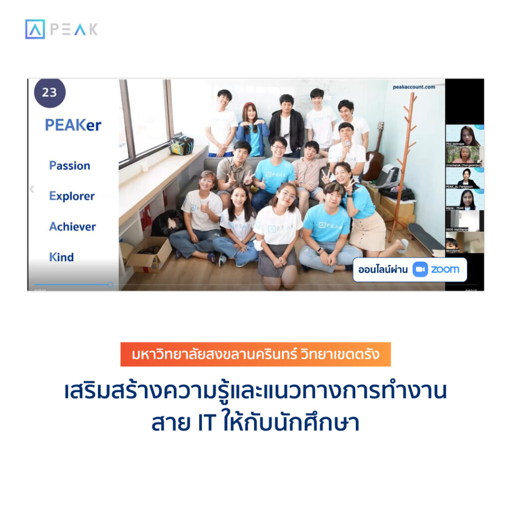 แนะนำ PEAKer ทีมเทคโนโลยี