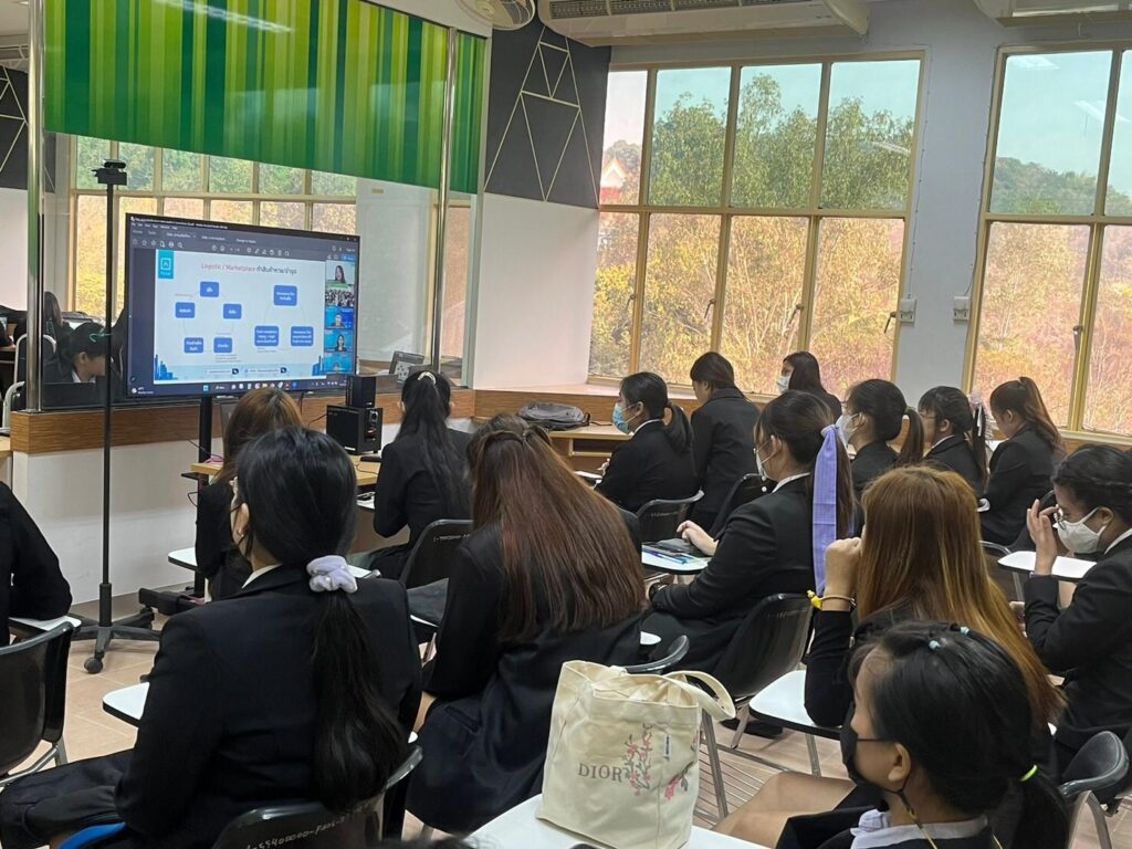 บรรยากาศการถ่ายทอดความรู้